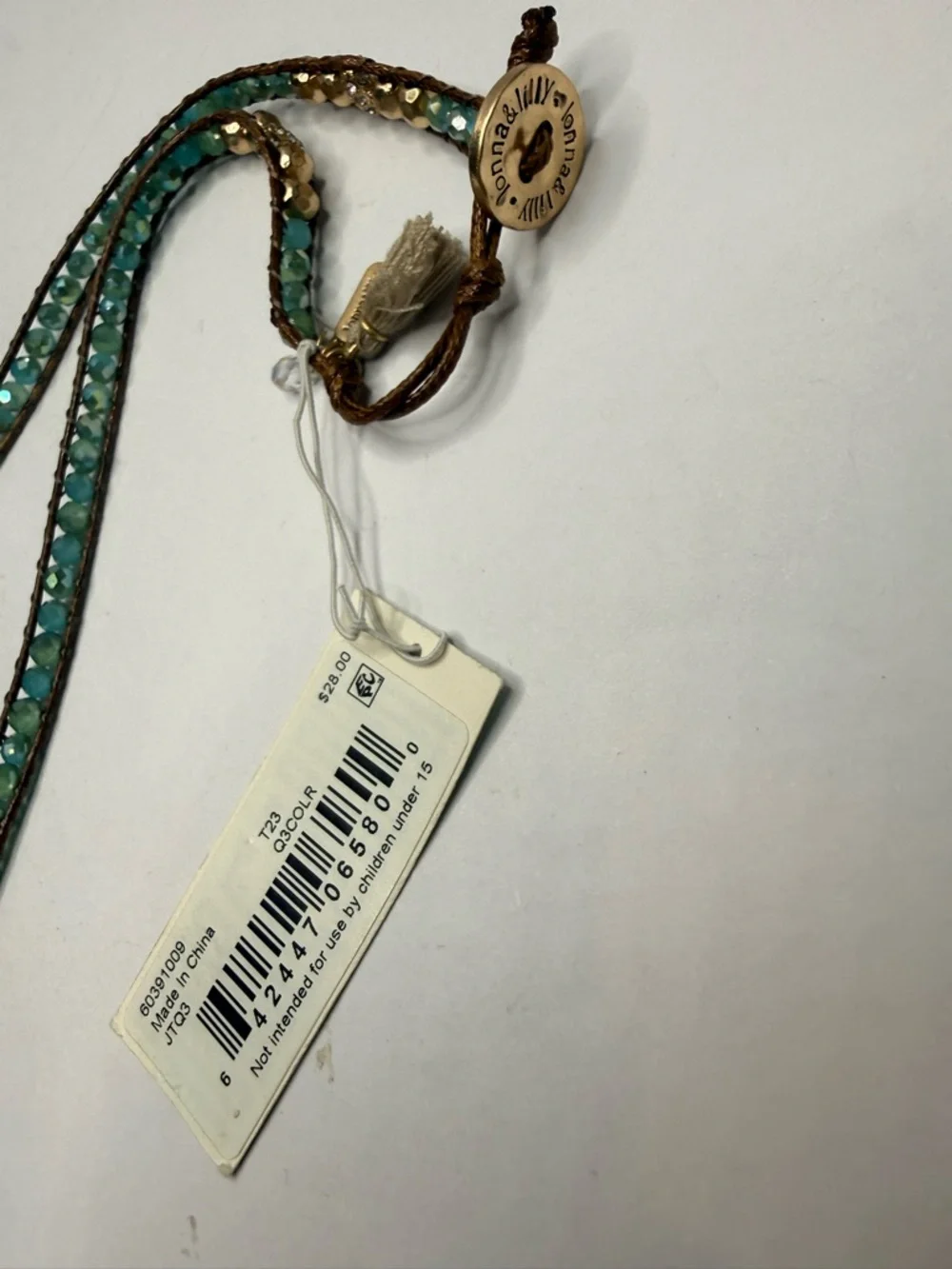 Lonna& Lilly Bead Strand Necklace with Gold Accent - Picture 4 of 4